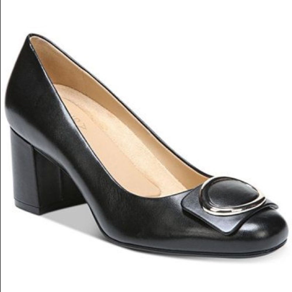 Naturalizer Black Block Heel